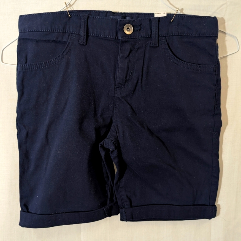 NWT Children's Place Navy Blue Skimmer Shorts, Size 10
